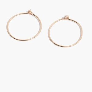 Madewell Classic 14K Gold-Filled Hoop Earrings
